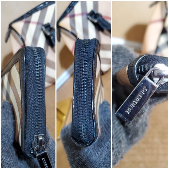 Burberry Beige/Black Nova Check PVC Chester Boston Bag - Picture 12 of 16